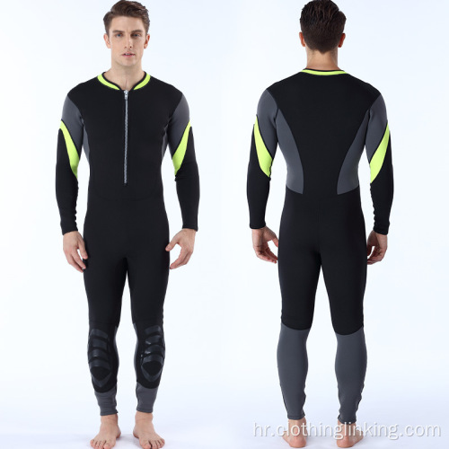 Jednodijelno sportsko odijelo za podvodni ribolov kože